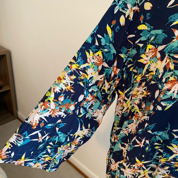 Anthropologie Sam & Lavi loose floral blouse size Large - Picture 5 of 5